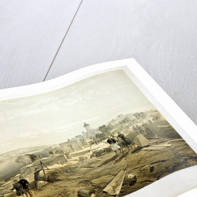 Sebastopol from the rear of Fort Nicholas, looking south by William Simpson