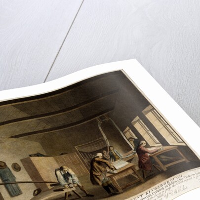 A perspective view of a lapping room by Anonymous