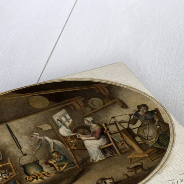 Spinning, reeling with the clock reel, and boiling the yarn by Anonymous