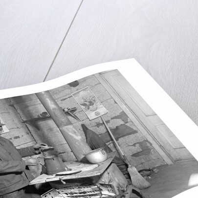 Scott's Run, West Virginia. Employed bachelor at home in Sessa Hill by Lewis Hine