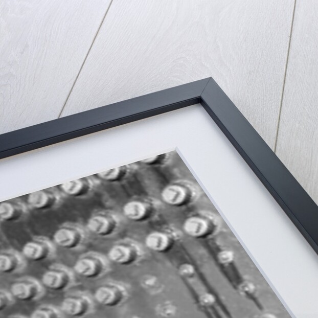 Eddystone, Pennsylvania - Railroad parts. Boilermaker and helper working on locomotive boiler, 1936 by Lewis Hine