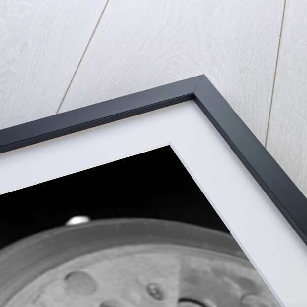 Eddystone, Pennsylvania - Railroad parts. Machinist finishing axle on large driving wheels on newest type of locomotive, March 1937 by Lewis Hine
