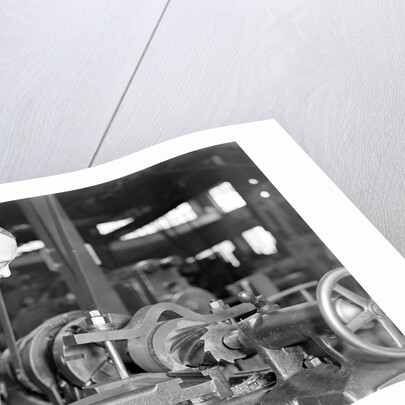 Eddystone, Pennsylvania - Railroad parts. Toolmaker making a taper sleeve gauge from a taper reamer, March 1937 by Lewis Hine