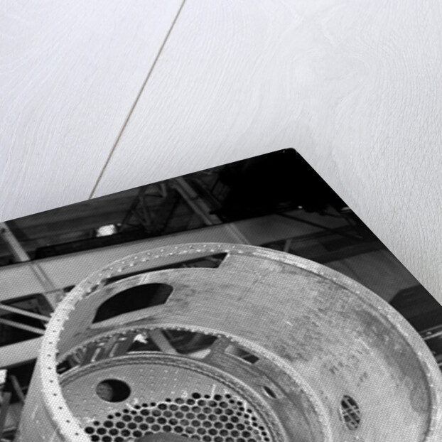 Eddystone, Pennsylvania - Railroad parts. Man at work, 1936 by Lewis Hine