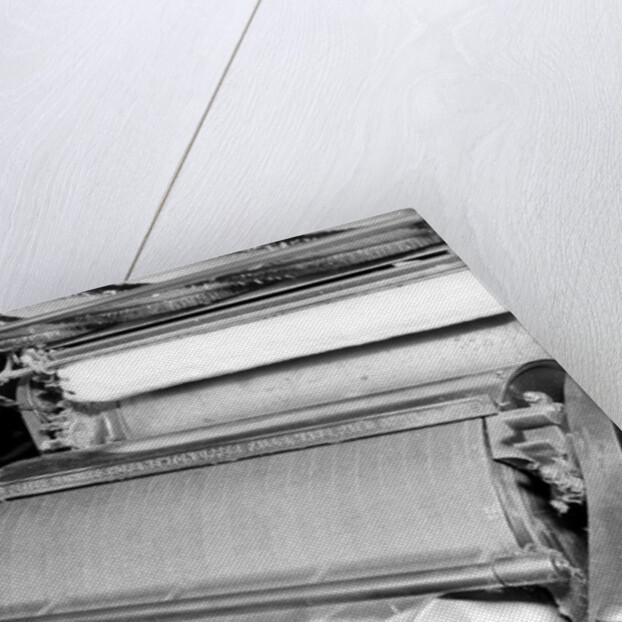 Manchester, New Hampshire - Textiles. Pacific Mills. Carding machine, April 1937 by Lewis Hine