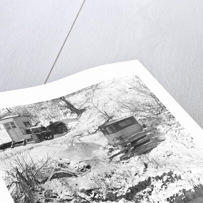 Scott's Run, West Virginia. Outdoor privy - Scene taken from the main highway by Lewis Hine