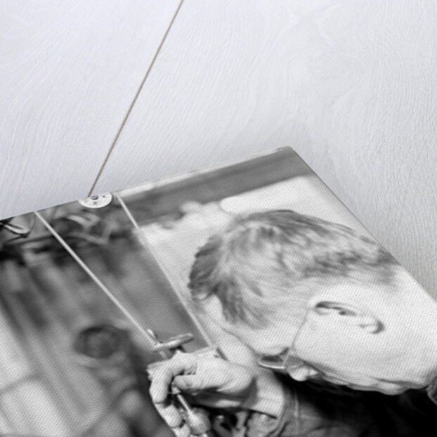 Lancaster, Pennsylvania - Hamilton Watch. Damaskeening by Lewis Hine