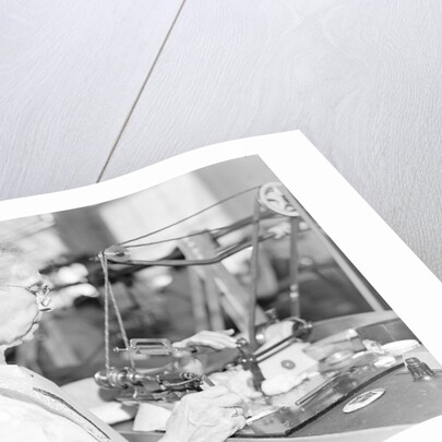 Lancaster, Pennsylvania - Hamilton Watch. Operation - polishing machine by Lewis Hine