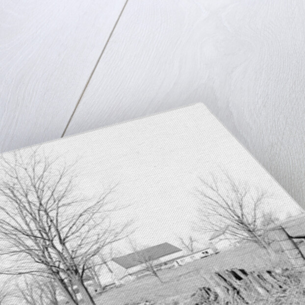 Lancaster, Pennsylvania - Housing. Entrance to moderate sized farm near Rocky Springs, Lampeter Road, 1936 by Lewis Hine