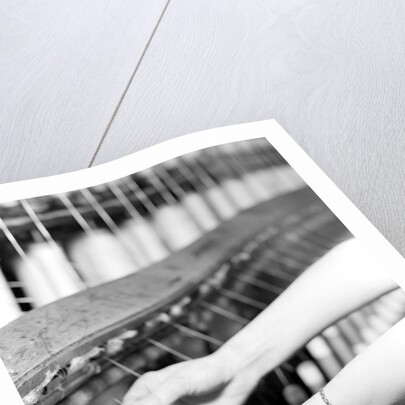High Point, North Carolina - Textiles. Pickett Yarn Mill. Spinning by Lewis Hine