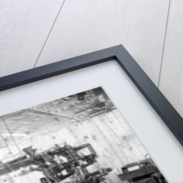 Paterson, New Jersey - Textiles. Idle quilling machines and looms in a cockroach shop, March 1937 by Lewis Hine