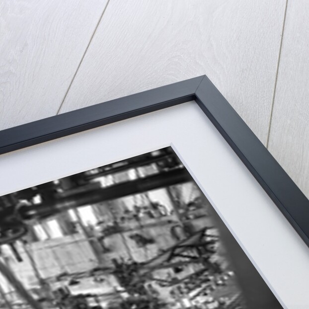 Paterson, New Jersey - Textiles. Idle quilling machines and looms in a cockroach shop, March 1937 by Lewis Hine
