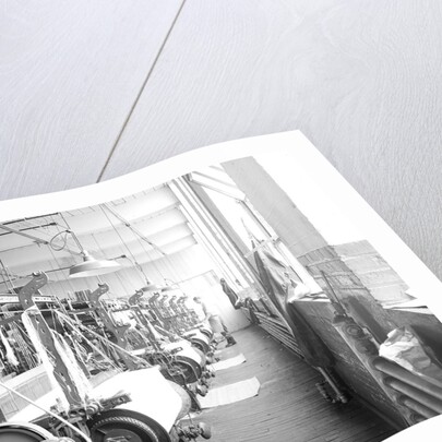 Paterson, New Jersey - Textiles. Looms, March 1937 by Lewis Hine