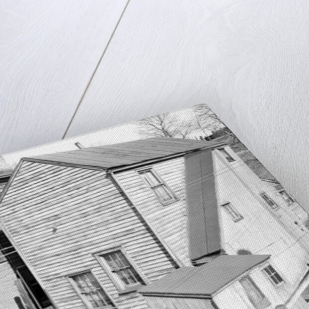 Paterson, New Jersey - Textiles. Former silk workers. Rear Tenement off Summer St, March 1937 by Lewis Hine