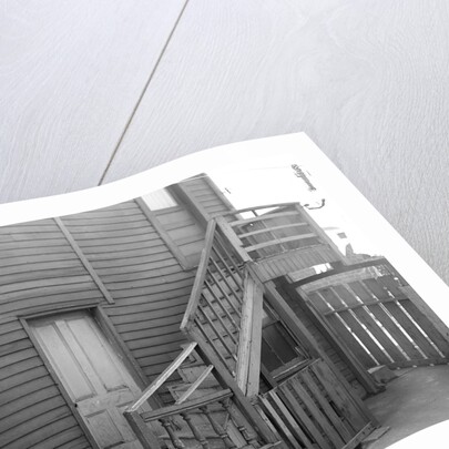 Paterson, New Jersey - Textiles. Former silk workers. Rear Tenement off Summer St, March 1937 by Lewis Hine