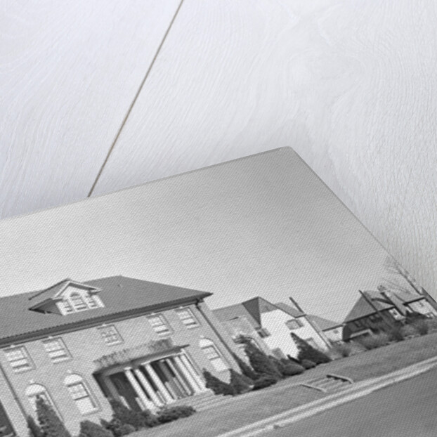 Paterson, New Jersey - Textiles. Home of Kabbash, owner in large Paterson silk manufacturing corp., 475 - 17th Ave, March 1937 by Lewis Hine