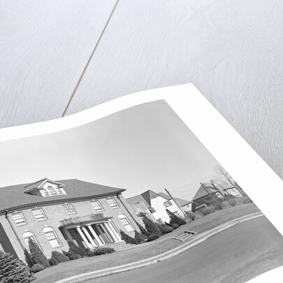 Paterson, New Jersey - Textiles. Home of Kabbash, owner in large Paterson silk manufacturing corp., 475 - 17th Ave, March 1937 by Lewis Hine