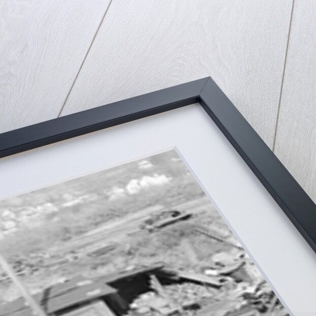 Paterson, New Jersey - Textiles. Bachelor shacks in outskirts of Paterson, on Molly Jan Brook by Lewis Hine