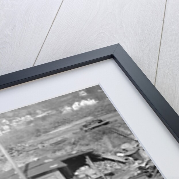 Paterson, New Jersey - Textiles. Bachelor shacks in outskirts of Paterson, on Molly Jan Brook by Lewis Hine