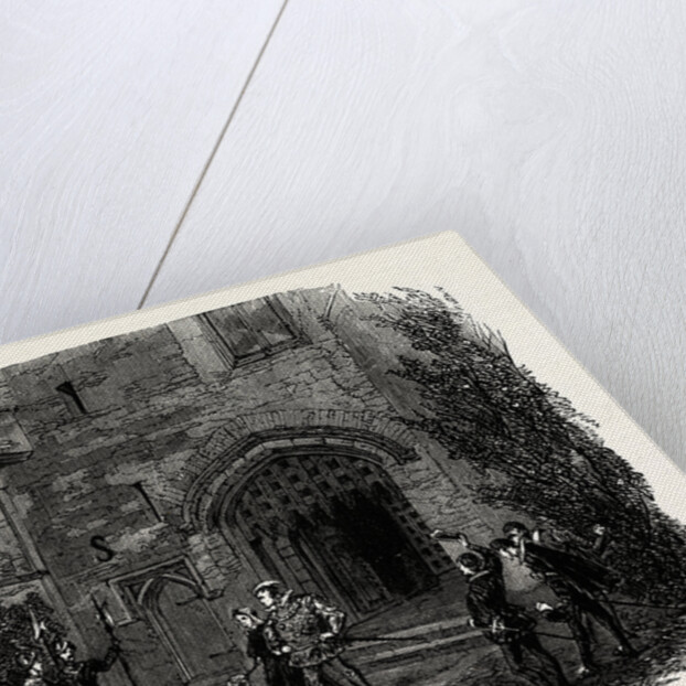 Hever Castle: the Courtyard by Anonymous