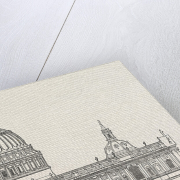 Sir Christopher Wren's first Design St. Paul's by Anonymous