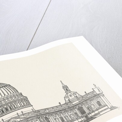 Sir Christopher Wren's first Design St. Paul's by Anonymous