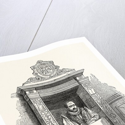 Stow's Monument, Church St. Andrew Undershaft, London by Anonymous