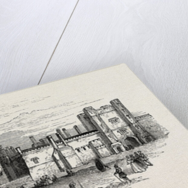 St. James's Palace. Print Hollar, London by Anonymous