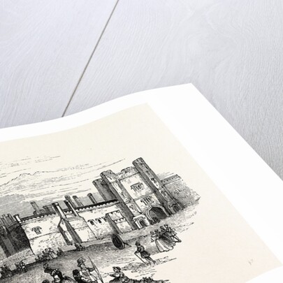 St. James's Palace. Print Hollar, London by Anonymous