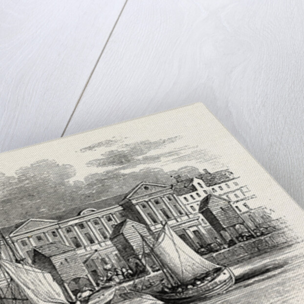 Old Custom House. Destroyed by fire 1814, London by Anonymous