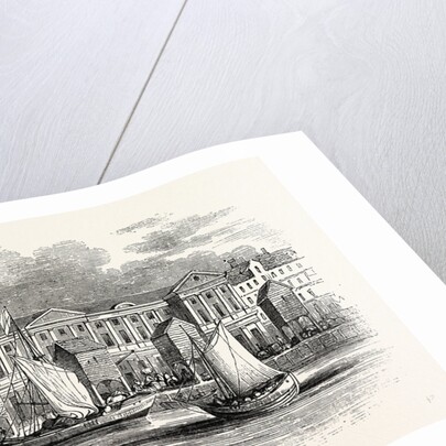 Old Custom House. Destroyed by fire 1814, London by Anonymous