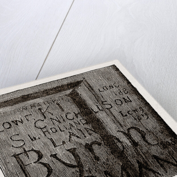 Byron's Name, from the Fourth Form Room by Anonymous