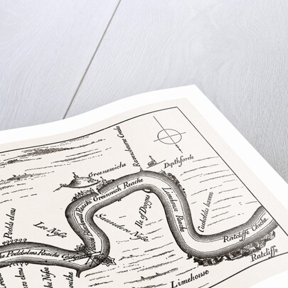 The Thames, From Ratcliffe To Woolwich In 1588 by Anonymous
