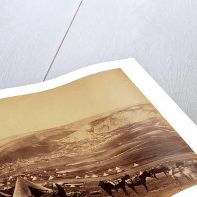 Cavalry camp near Balaklava, Crimean War by Roger Fenton