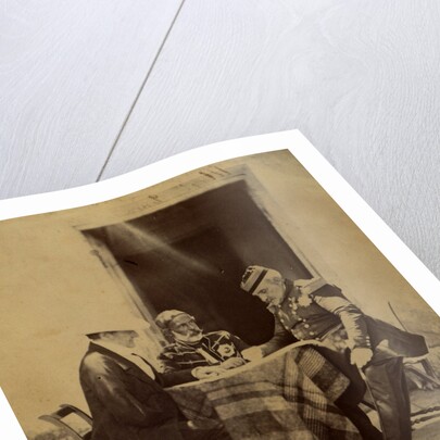 Council of War held at Lord Raglan's Head Quarters, Crimean War by Roger Fenton