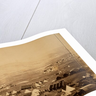 Cavalry camp, looking towards Kadikoi, Crimean War by Roger Fenton