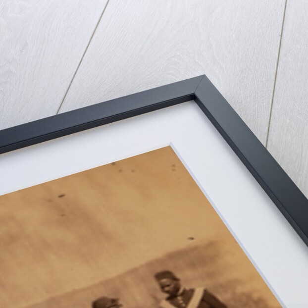 Ismail Pacha & Mr. Thompson of the Commissariat, Crimean War by Roger Fenton