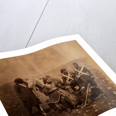 Ismail Pacha & Mr. Thompson of the Commissariat, Crimean War by Roger Fenton