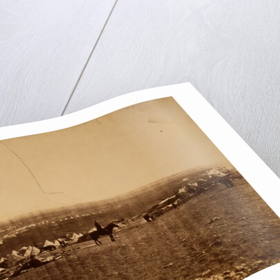 Camps on plateau before Sebastopol, Crimean War by Roger Fenton