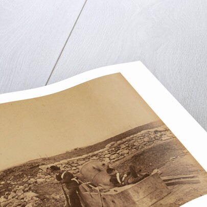 Quiet day in the Mortar Battery, Crimean War by Roger Fenton