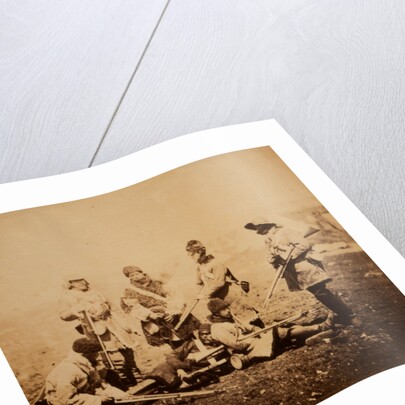 The 68th Regiment, winter dress, Crimean War by Roger Fenton