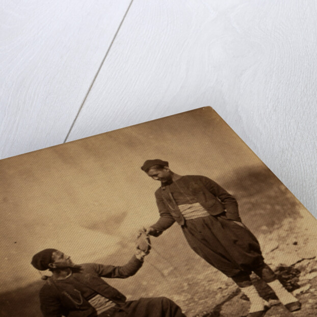 Two Zouaves, Crimean War by Roger Fenton