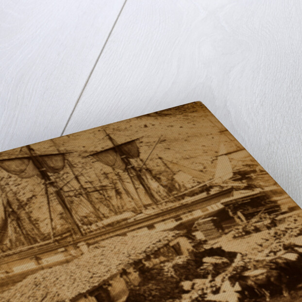 Balaklava harbour, the cattle pier, Crimean War by Roger Fenton