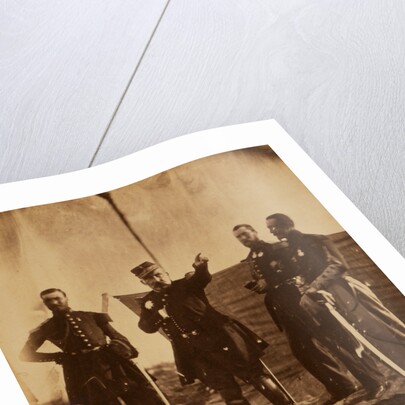 General Bosquet giving orders to his staff, Crimean War by Roger Fenton