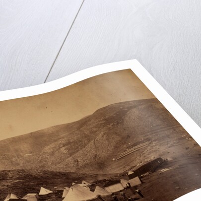 Encampment of the 71st Regiment at Balaclava commissariat camp &c, Crimean War by Roger Fenton