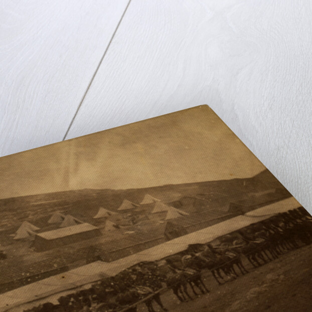 Field train, horse artillery, Crimean War by Roger Fenton