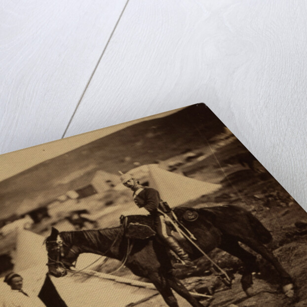 Captain Bernard, 5th Dragoon Guards, Crimean War by Roger Fenton