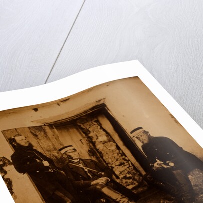 Major General Sir R. Dacres, Captain Hamley & Colonel Adye, Crimean War by Roger Fenton