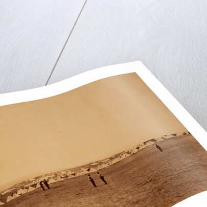 Looking towards St. George's Monastery, tents of the 4th Division in the foreground, Crimean War by Roger Fenton