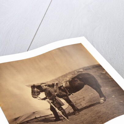 Captain Layard, aide-de-camp to Lieutenant General Pennefather, K.C.B., Crimean War by Roger Fenton